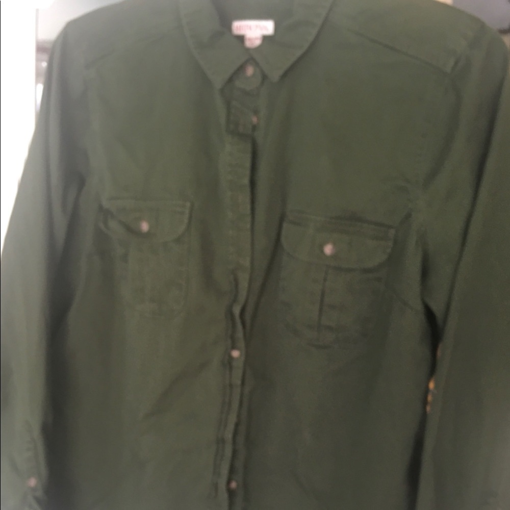 Olive green shirt